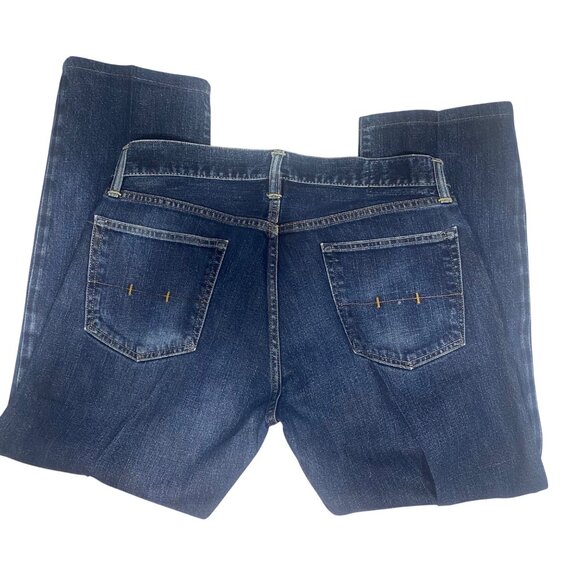 Polo Ralph Lauren Denim Jeans Authentic Dungarees Mens 36x30 Blue Straight Fit C - Picture 3 of 11